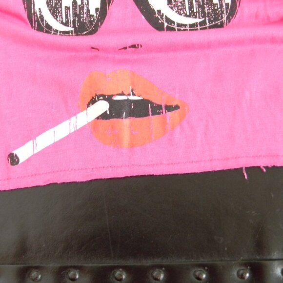 Wst Cst Billy Joel Oversized Size M Tee Cropped NWOT - Picture 5 of 5